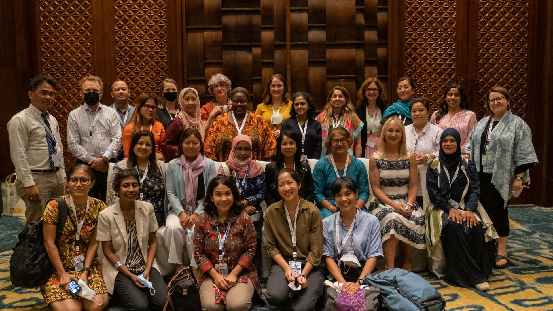 Participants of the Women's Resilience to Disaster expert & gender champion meeting in Bali, Indonesia, May 2022