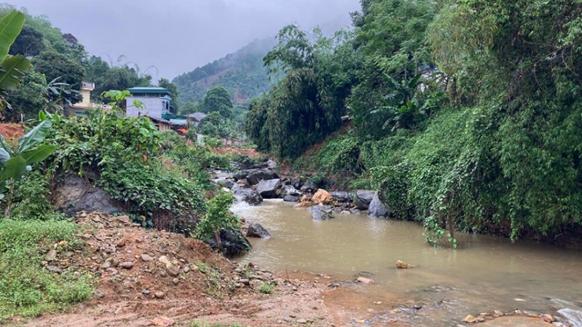 Flooding river