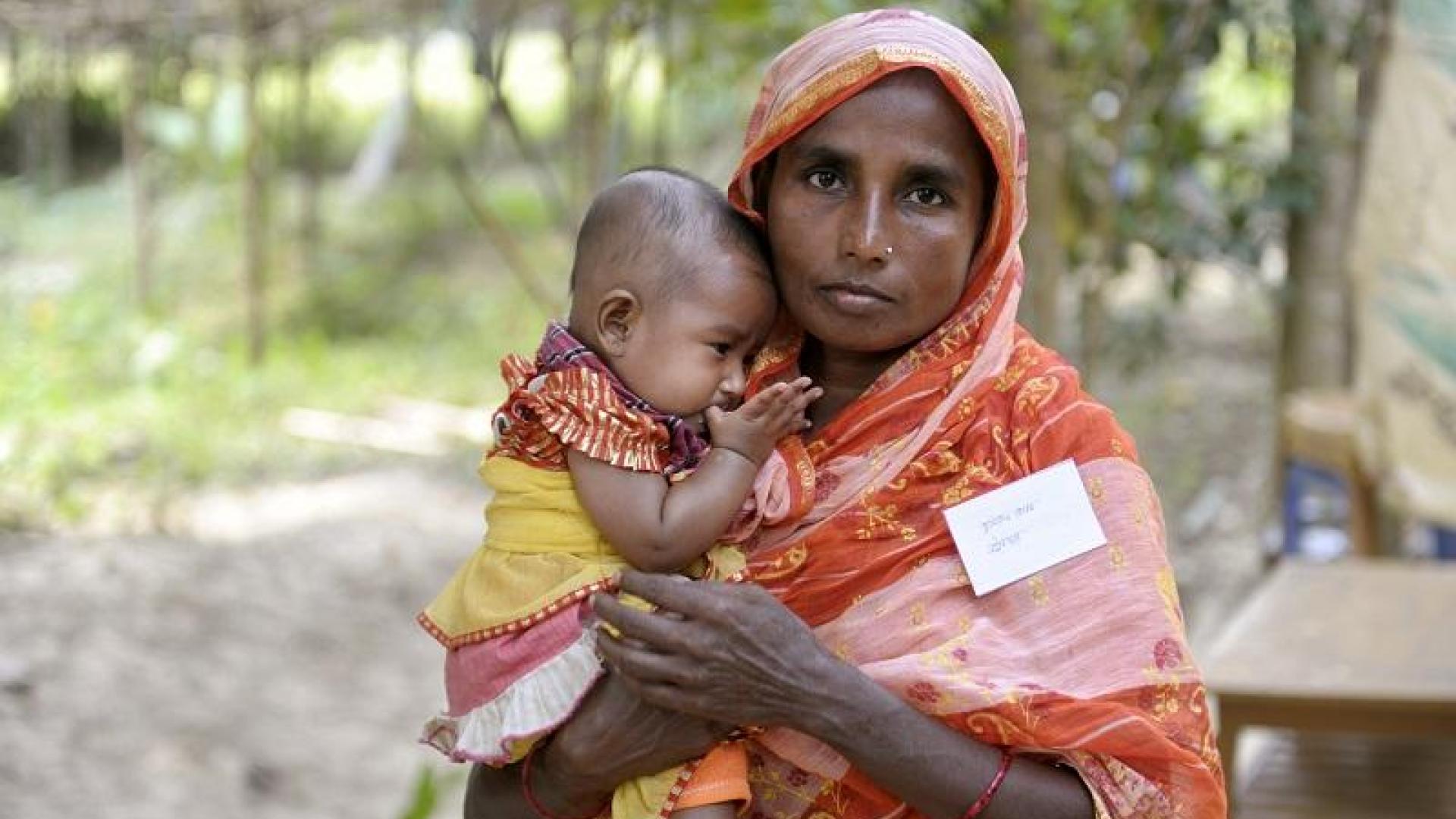 Woman and child
